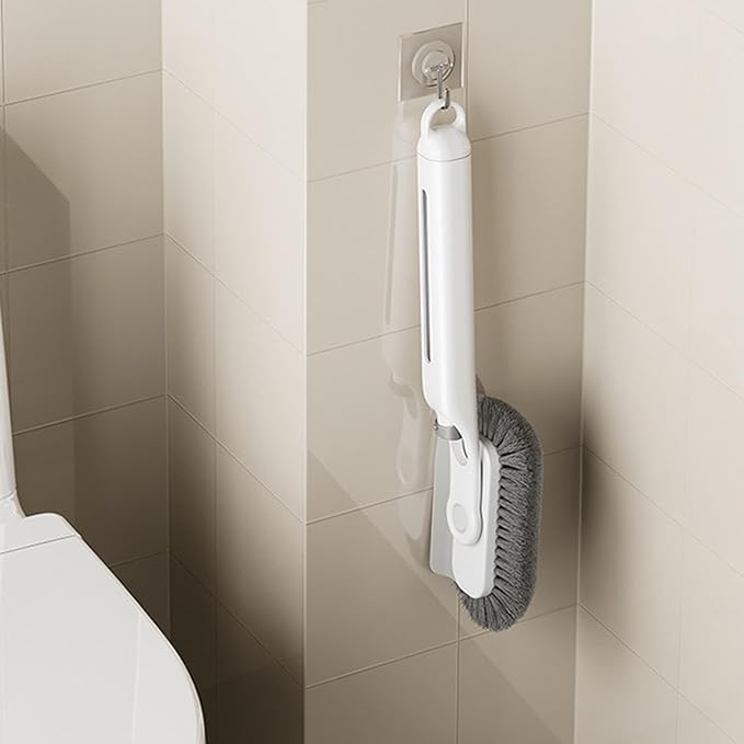 Fenteer Soap Dispenser Scrubbing Brush Pot Kitchen Rotating Cleaning Brush