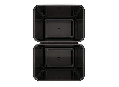Rev-A-Shelf Double Pullout Trash Cans for Full Height Kitchen Cabinets 50 Quart 12.5 Gallon with Soft-Close Slides, 14.5" Min Opening, 53WC-2150SCDM-218
