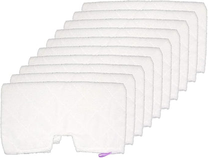 10 Pack Washable Steam Mop Pads Replacement for Shark Steam Pocket Mops S3501 S3601 S3550 S3801 S3901 S3601D S3801CO S3901D S3455K S2902 SE450