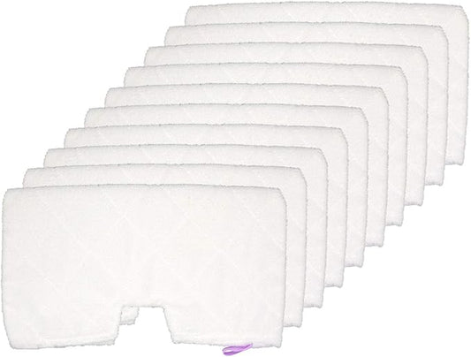 10 Pack Washable Steam Mop Pads Replacement for Shark Steam Pocket Mops S3501 S3601 S3550 S3801 S3901 S3601D S3801CO S3901D S3455K S2902 SE450