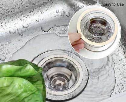 20PCS Stainless Steel Slop Basket Filter Trap, 2.75" & 4.41" Bathroom Sink Drain Strainer Mesh, Mesh Drain Cover Drain Sink Screen for Bathroom Bathtub Kitchen Laundry Lavatory Balcony RV Floor Drain