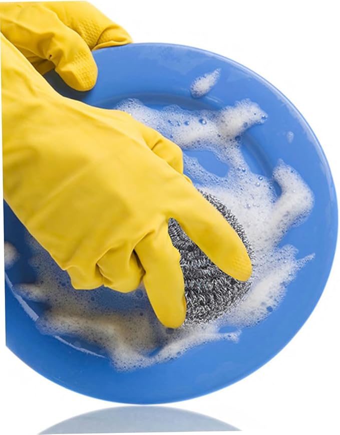 20pcs Pot Cleaning Balls Metal Scrubbers for Kitchen Grill Oven and Pan Cleaning Scrubbers for Tough Stains and Grease Removal