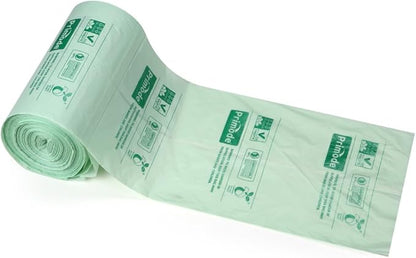 Compostable Bags, 2.6 Gallon Food Scraps Yard Waste Bags, 300 Count, Extra Thick 0.71 Mil. ASTM D6400 Compost Bags Small Kitchen Bag Certified by BPI and TÜV AUSTRIA