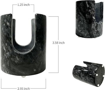 Marble Sponge Holder Sink Sponge Caddy for kichen counter Drying Rack for Sink Organizer Black Modern Stone Kitchen Sink Caddy