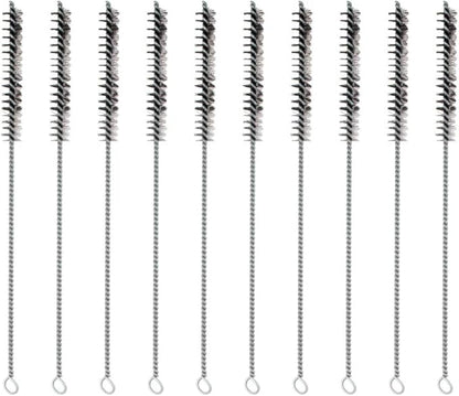 Utoolmart Steel Wire Cleaning Brush, Spiral Power Tube Cleaner, 0.4-inch Diameter 12-inch Length, 10pcs