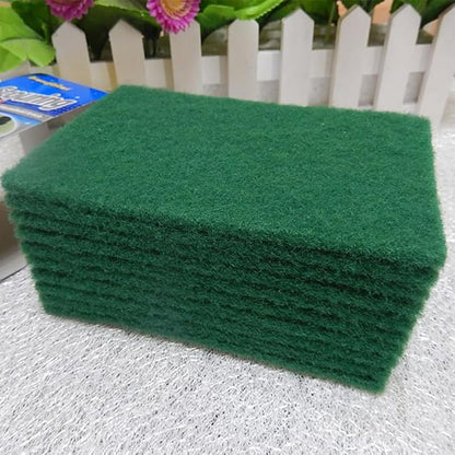 10-Pack Heavy Duty Non-Scratch Scouring Pads 5.90X3.93 Inch Durable Kitchen Scrub Sponges for Pots Pans Stove Top Dish Washing Cleaning Pads