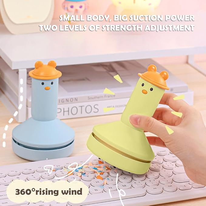 Desktop Vacuum Cleaner Mini,Desktop Vacuum Cleaner,Table Top Vacuum,Desktop Cleaner,Tiny Vacuum,for Picking Up Crumbs,Rubber Crumbs,Pet Hair and Other Tiny Items,Dust On The Table,Keyboards.