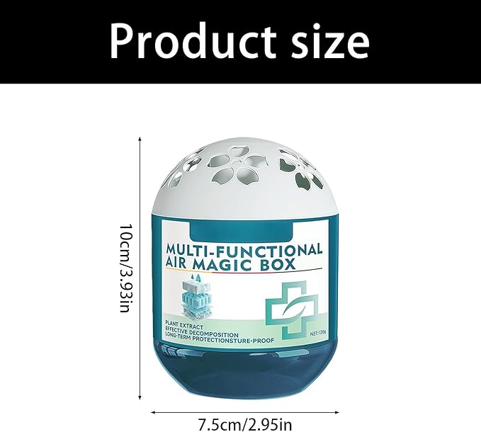 Passive Gel Dust Collector Box, Natural Plant-Based Gel Air Purifier, No Power Needed, Absorbs Dust & Improves Indoor Air Quality for Home, Office, Bedroom (4)
