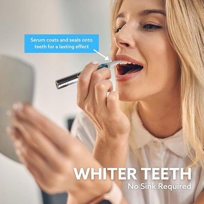 GO Smile On the Go Teeth Whitening Pen 1.3mL, Portable Whitener & Stain Remover, Whitening Strips Alternative, Quick Dry Brush Applicator, Travel Size Oral Care Gift for Women & Men, Mint, Pack of 1