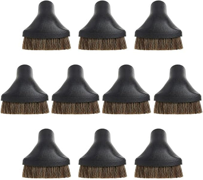 Selgo Universal Vacuum Cleaner Dusting Brush with Horse Hair Bristles, Fits All Cen-Tec Models, Black (Cen-Tec Dust Brush), Pack of 10