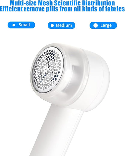 Lint Remover,Fabric Shaver for Clothes,Electric Lint Shaver Rechargeable Long-Lasting Battery,Portable Clothes Shaver Pill Remover,Large Shaving Area 2 Speeds Effortlessly Cut Fuzz Ball Pilling