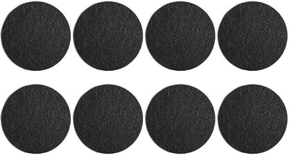 8pcs Filters Round Indoor Kitchen, Compost Bucket, Activated, Charcoal Filters(125 * 10mm)