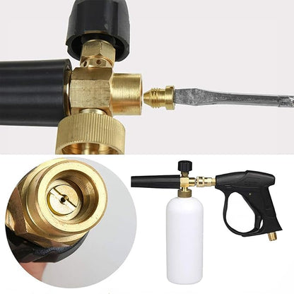 0.9 mm Foam Cannon Orifice Nozzle Tips, 0.9mm Universal Connector for Foam Sprayer, Washer Replacement Nozzles, Precision Foam Cannon Orifice for Car Wash and Garden Hose Use(2Pcs)