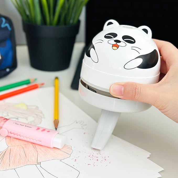 allydrew Mini Portable USB Desktop Vacuum, Panda