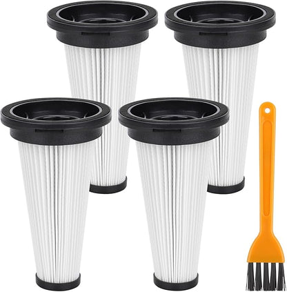 T350 Replacement Filters for MBYULO/Vicease/SUXIANGVAC/Trucozie T350/CHEBIO C8/OUYFHK/TITIPOY/Vacusion Cordless Vacuum Cleaner - Vacuum Accessories Parts, 4Pack