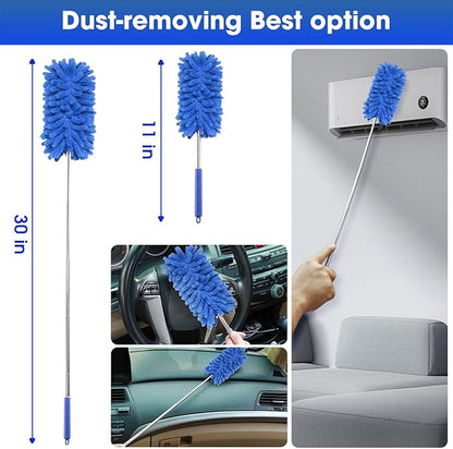 Car Cleaning Kit, Car Interior Detailing Kit with High Power Handheld Vacuum Cordless Rechargeable, Detailing Brush Set, Windshield Cleaner, Complete Auto Accessories for Men, Women Gift
