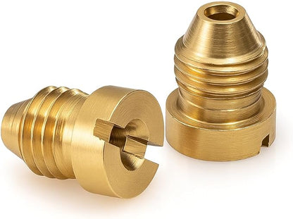 1.25 mm Foam Cannon Orifice Nozzle Tips, 1.25mm Universal Connector for Foam Sprayer, Washer Replacement Nozzles, Precision Foam Cannon Orifice for Car Wash and Garden Hose Use(2Pcs)