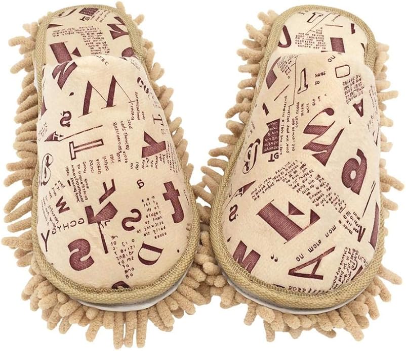 Selric Super Chenille Microfiber Washable Mop Slippers Shoes, Detachable Mopping Shoes, Floor Dust Dirt Hair Cleaner, Multi-sizes Multi-Colors Available