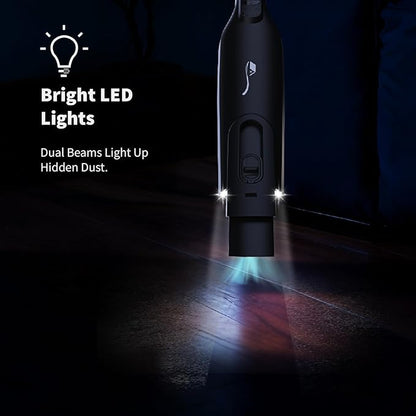 Cordless Handheld Vacuum, Lightweight Portable Hand Vacuum Cleaner with LED Light,Rechargeable Hand Held Vacuum with One-Touch Empty, Powerful Suction for Office, Home,Car,Raven