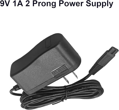 9V Charger for Electric Spin Scrubber, Compatible with LABIGO Cordless Spin Scrubber LA1 Pro, Replacement for Voweek VWS211 Power Cord Adapter