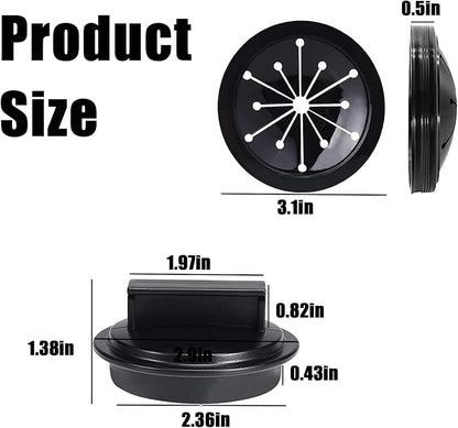 3 Inch Garbage Disposal Splash Guard Sink Stopper Universal Rubber Food Waste Disposer Sink Garbage Disposal Splash Guard and Drain Plug for Whirlawa,for Waste King,for Sinkmaster,for GE Models