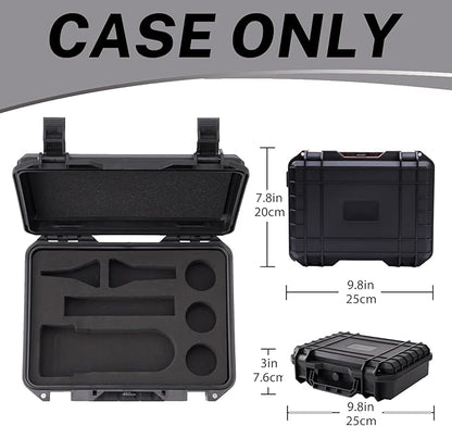 Hard Case for WOLFBOX MF100/MF50 Electric Air Duster | High-Density Protective EVA Liner | Portable Travel Carrying Organizer Storage Bag Holder for Blower Tool Accessories | Black & CASE ONLY