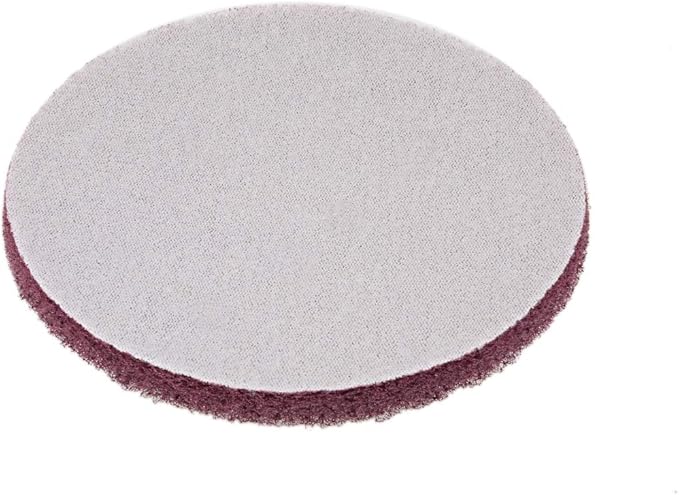 uxcell 5 Inch Scrubber Scouring Pads Drill Scuffing Disc Hoop and Loop Surface Conditioning Disc 8pcs