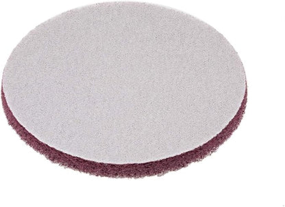 uxcell 5 Inch Scrubber Scouring Pads Drill Scuffing Disc Hoop and Loop Surface Conditioning Disc 8pcs