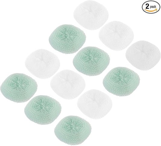 24pcs Kitchen Scouring Ball Dawn Dish Detergent Compatible Scrubbers Cleaning Dishware Material Random Color