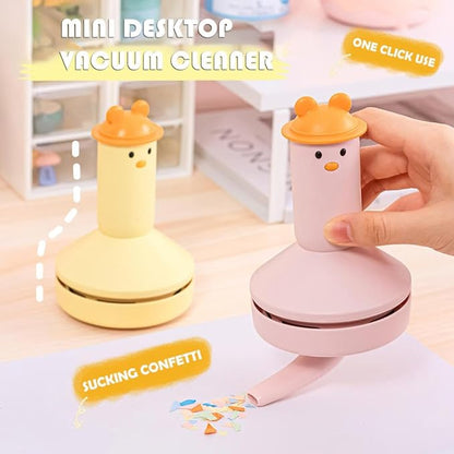 Desktop Vacuum Cleaner Mini,Desktop Vacuum Cleaner,Table Top Vacuum,Desktop Cleaner,Tiny Vacuum,for Picking Up Crumbs,Rubber Crumbs,Pet Hair and Other Tiny Items,Dust On The Table,Keyboards.