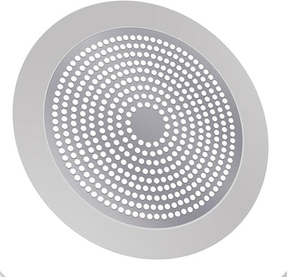 Shower Hair Drain Catcher - Stainless Steel, 5.7in Wide Rim for Robust Bathtub Adhesion, Easy Maintenance, Prevents Clogs, Perfect for Homeowners, Renters, Parents, Pet Owners