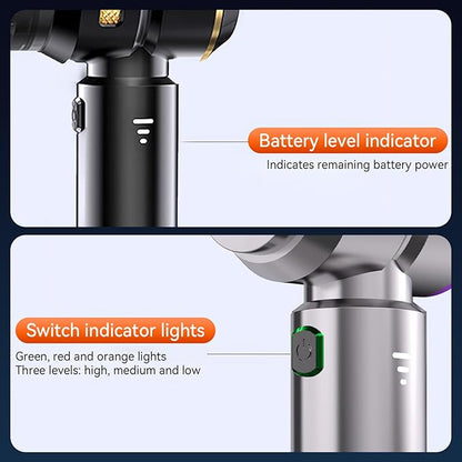 Handheld Car Vacuum Cordless, 16000Pa High Power Vacuum Cleaner and Air Duster, 2026 Upgrade 4-in-1 Portable Vacuum with 10 Multi-Nozzles for Small Jobs, Car, Home, Desk, Keyboards
