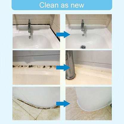 FOLLOWIN Mold and Mildew Stains Cleaner Gel 16oz for Washing Machine Front Loader Seal, Household Mold Stain Cleaner for Shower,Sink,Mold Stain Remover Gel for Bathroom Grout,Bathtub 8oz+16oz
