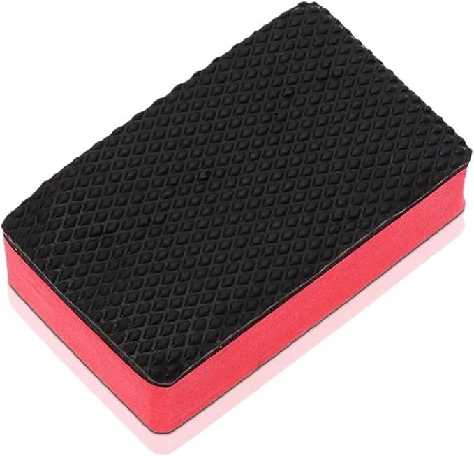 Car Wash Mud Magic Clay Sponge Bar Block Pad Cleaning Eraser Wax Polisher Tool Remove Contaminants Car Wash Accessories(Red 1pc)
