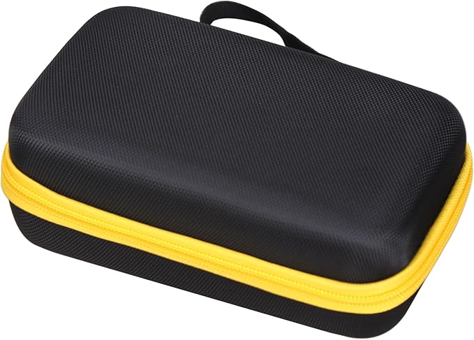 Case for Roedix/CAGIWIRU/ZOAIVR Compressed Air Duster, Travel Portable Hard Storage Bag, Box Only (Yellow&Black)