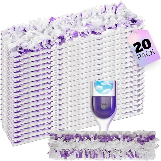 Replacement for S.wiffer PowerMop Disposable Mop Pads Multi-Sided Cleaning, Compatible with S.wiffer PowerMop for All Safe Floors，20 Count