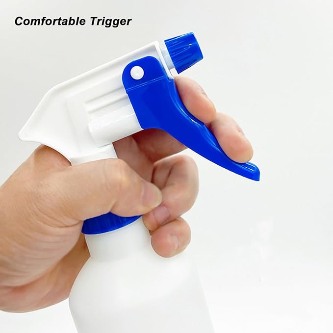 5 Pack Spray Nozzle for Bottles Universal Replacement Nozzle Heavy Duty Sprayer Trigger Head With Tube for Household Cleaning Car Detailing