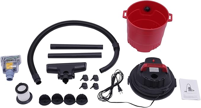 4 Gallon Wet Dry Vacuum Cleaner, 3 in 1 Shop Vacuum Cleaner Machine Floor Cleaner with Blower Function for Car Home Garage Pet Hair