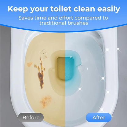 24 Pack Disposable Toilet Brush Refill Pads, for Use with BECORRECT Toilet Cleaning Kit System Only