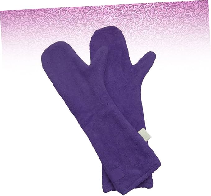 Kisangel PET Cleaning Gloves for Dogs Absorbent Dog Wash Gloves Set for Drying and Grooming for Quick Drying and Paw Cleaning Random Color