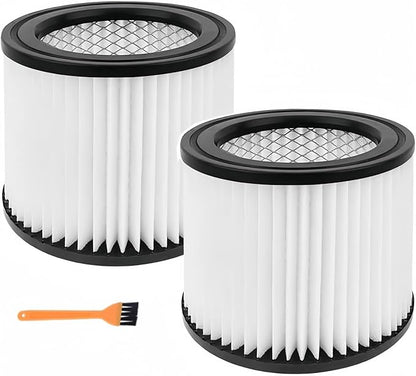 90398 Shop Vac Filter Replacement for Shop Vac 90398/118692, 9039800, 903-98-00, 9039833 Small Cartridge Filter Type AA, Fits Most 4 Gallon and Less Wet/Dry Vacuum Cleaner, 2 Pack