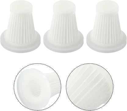 2/3/5 Pack Replacement Filters For Handheld Car Vacuum Cleaner Filter Element, Cordless Desk Vacuum Cleaners, Dust Filter Car Vacuum Cleaner Replacement Filters(3pcs)