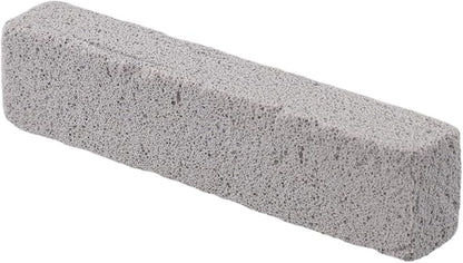 2-Pack Pumice Stone Cleaning Sticks with Handle for Toilet Bowl, Pool Tile, Grill and Bathroom - Removes Hard Water Rings, Lime, Calcium and Rust Stains