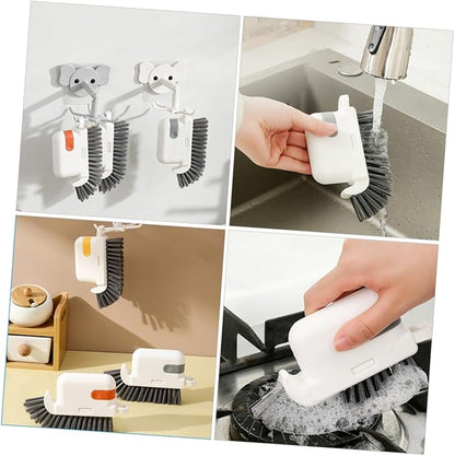SHOWERORO Window Track Groove Cleaning Brush Tool for Home Use Removable Crevice Cleaner for Doors Sinks and Vents Versatile Cleaning