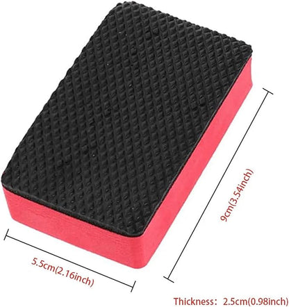 Car Wash Mud Magic Clay Sponge Bar Block Pad Cleaning Eraser Wax Polisher Tool Remove Contaminants Car Wash Accessories(Red 1pc)