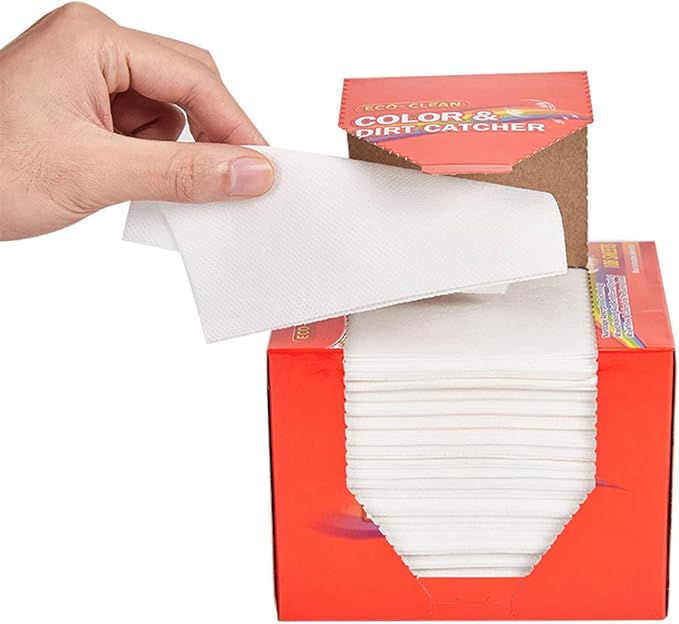 Color Absorber Sheets for Laundry, Dye Catcher Sheets to Prevent Clothes From Smearing