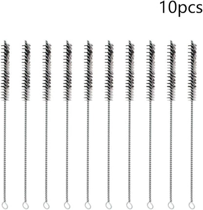 Utoolmart Steel Wire Cleaning Brush, Spiral Power Tube Cleaner, 0.4-inch Diameter 12-inch Length, 10pcs