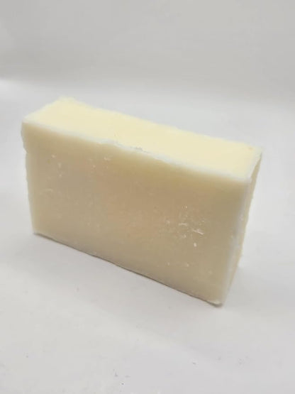 Tallow Soap Work Bar (Unscented 4oz) Handmade Grass Fed Beef Tallow Soap with Nourishing Oils (Sisal Soap Saver Bag Included)