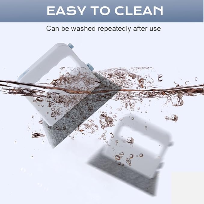 3PCS 3 in 1 Magic Window Track Cleaner, 2026 New Window Track Cleaning Brush Tools Set with 3 Groove Gap Cleaning Brush + 3 Replacement Cloth for Tile Lines/Shutter/Car Vents/Air Conditioner
