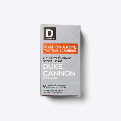 Duke Cannon Supply Co. Tactical Scrubber | U.S. Military-Grade Soap Pouch | Dual-Mesh Design for Hands & Feet | 550 Mil-Spec Paracord | Durable and Versatile for Home, Outdoor, or Field Use, 2 Pack